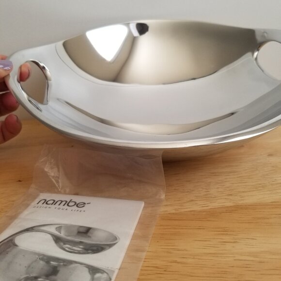 Nambe 10" bowl - Picture 2 of 10